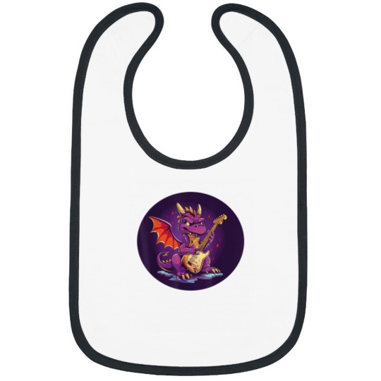 Discover Pretty Dragon Guitar Costume for Boys and Girls Bibs