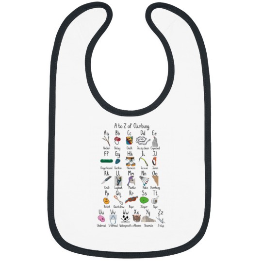Discover A to Z of Climbing Journal Bibs