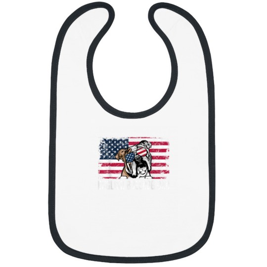 Discover Distressed USA Flag English Bulldog Dad Fathers Day Bibs