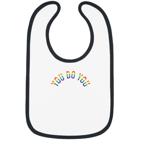 Discover You Do You Rainbow Stripes Gay Pride Ally Bibs