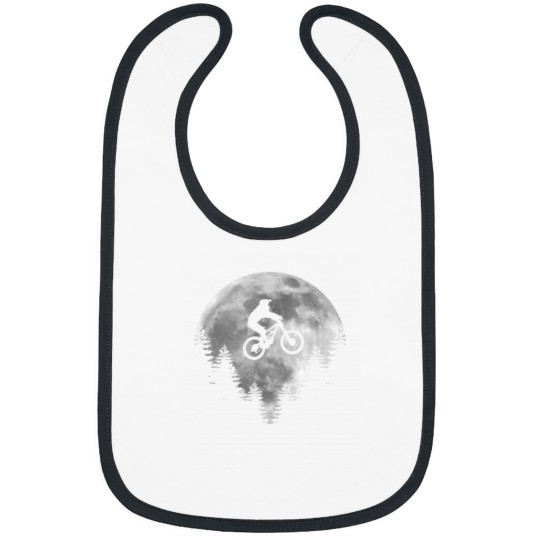 Discover Mountain Bike MTB Moon Downhill Biking Shirt Gift Bibs