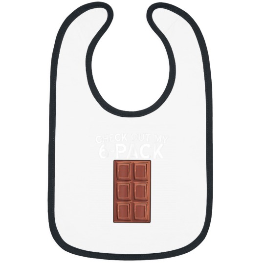 Discover Cool Check Out My Six Pack Chocolate Funny ABS Gym Style Bibs