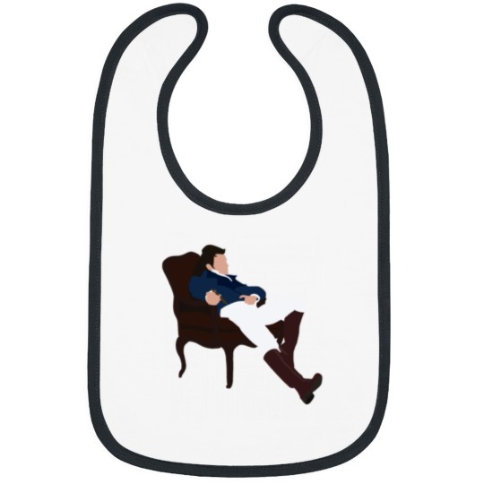 Discover Anthoot In Chair Cigar with Duke of Hastings Sticker Bibs