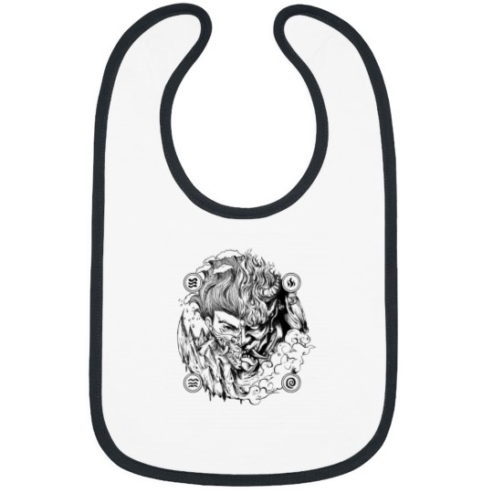 Discover Aang 4 Elements Demon Cool Tattoo Art Drawing Men Woman Bibs