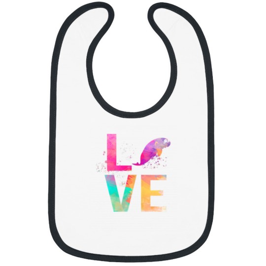 Discover Colorful Manatee Mom Gifts Manatee Bibs