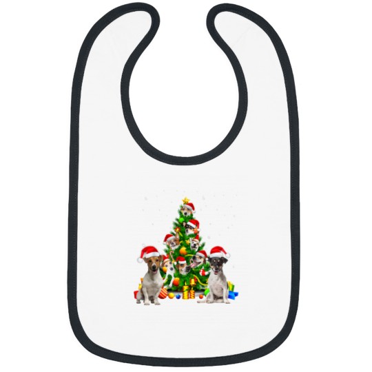 Discover Jack Russell Terrier Christmas Tree XMas Gift Bibs