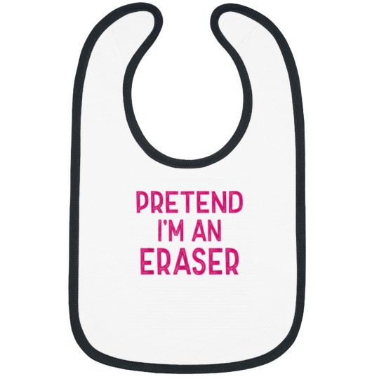 Discover Pretend Im A Eraser Last Minute Funny Halloween Costume Bibs