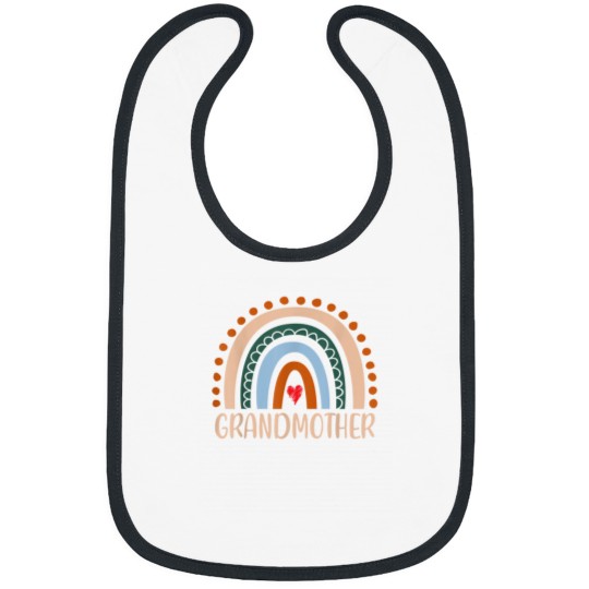 Discover Grandmother Rainbow Grandma Mothers Day Funny Grandmother Bibs