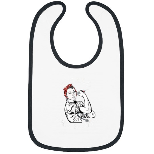 Discover I Call the Shots Funny Nurse Rosie the Riveter Bibs
