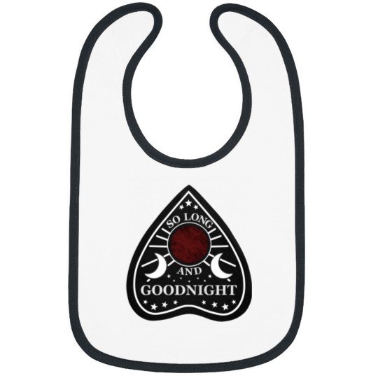 Discover ‘So Long And Goodnight’ Planchette Sticker Bibs