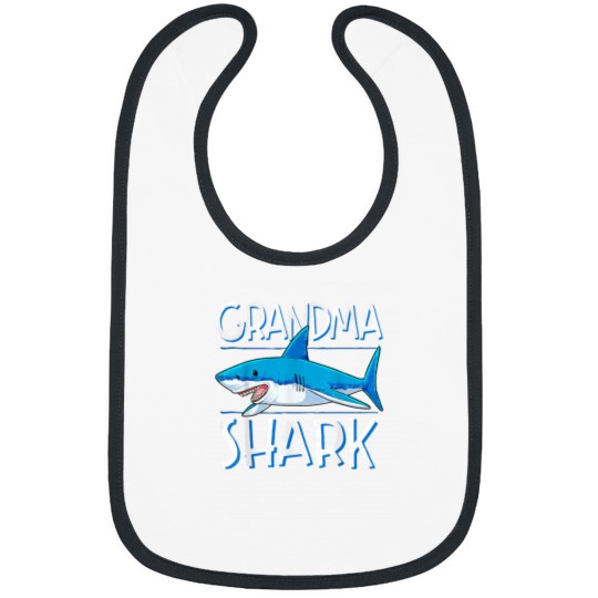 Discover Grandma Shark T Shirt Family Matching Women Jawsome Tee Gift Bibs