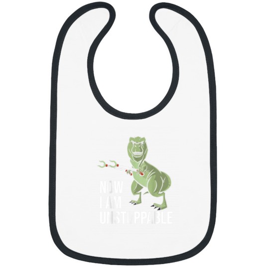 Discover Now I am Unstoppable Funny Dinosaur Grabber Claws Bibs
