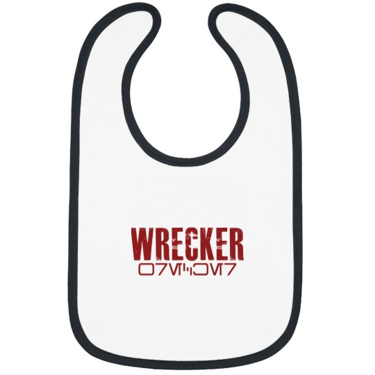 Discover Wrecker Aurebesh Bibs