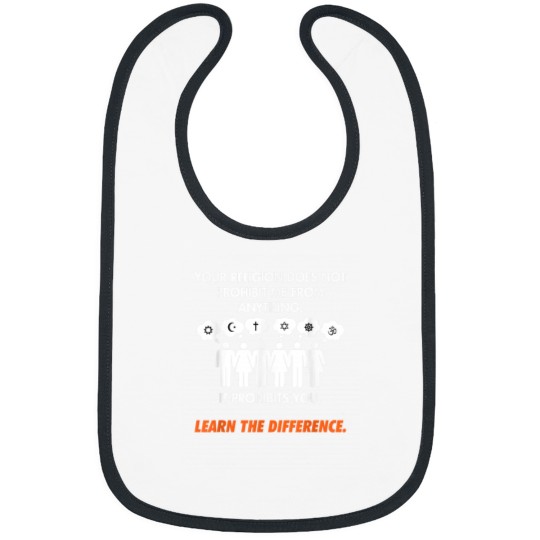Discover Your Religion Does Not Prohibit It Prohibits You Funny Bibs