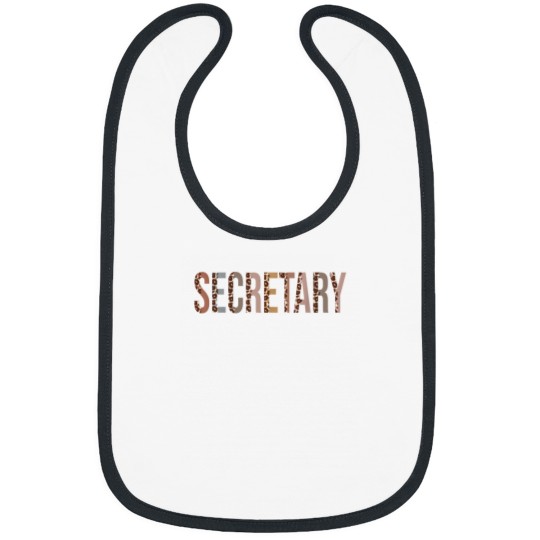 Discover Leopard Secretary Supplies Funny Back to School Bibs