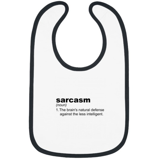 Discover Sarcastic Statement Bib - Humorous Design