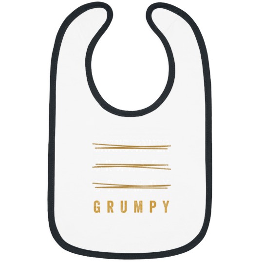 Discover Funny Pun Grandfather Humor Grandpa Joke Grumpy Essential Bibs