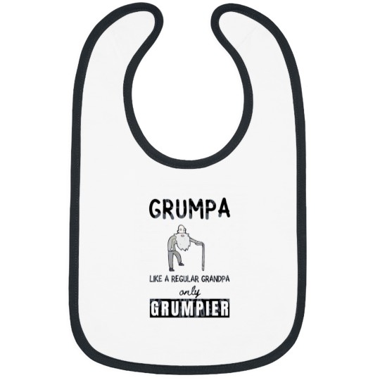 Discover Mens Grumpa Like Regular Grandpa Only Grumpier Clothing Bibs