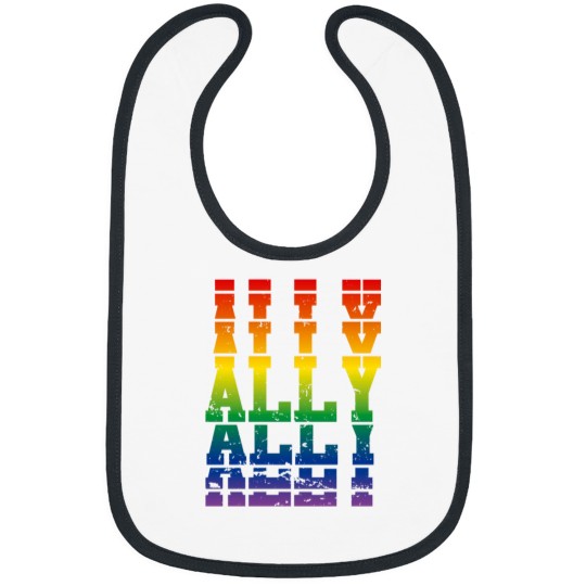 Discover Ally LGTBIQA Support your friends and family Bibs