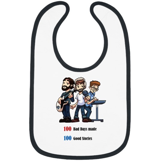 Discover 100 bad day made 100 good stories Premium Bibs