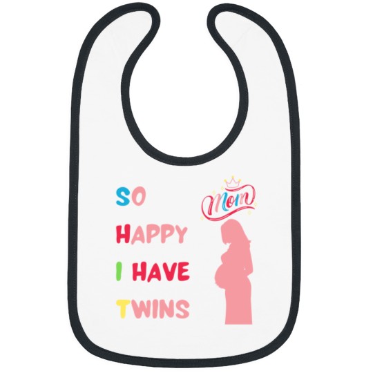 Discover so happy i have twins Bibs