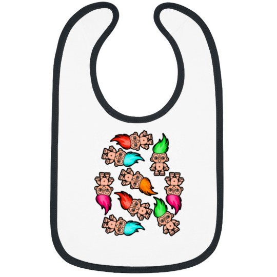 Discover Troll Pattern T-Shirt Bibs