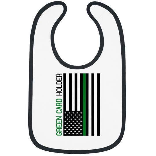 Discover Got My Green Card Holder Bib