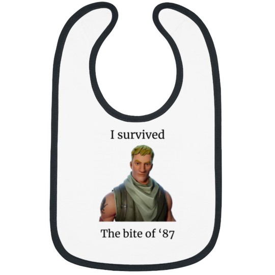 Discover I survived the Bite of '87 Bibs