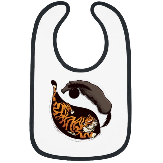 Discover Yin Yang Tiger Horse Ying Yang Bibs
