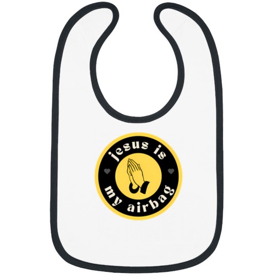 Discover jesus is my airbag Bibs