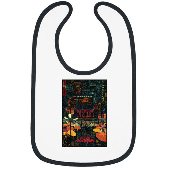 Discover Blade Runners Off World Rain City Bibs