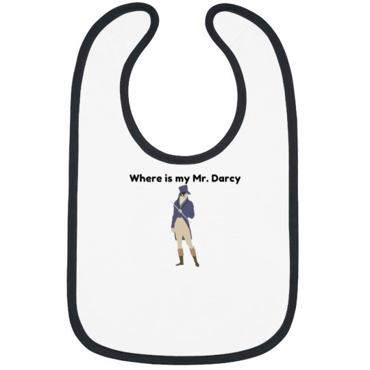 Discover Where is my Mr. Darcy - funny Active Bibs