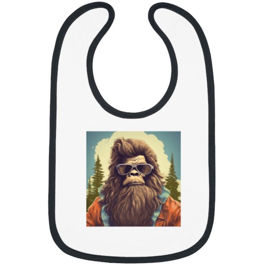 Discover Hipster Sasquatch Bibs