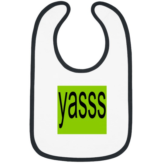 Discover Yasss brat parodyActive Bibs