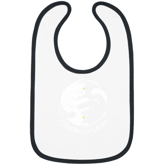 Discover Sailormoon Artemis And Luna Yin Yang Bibs