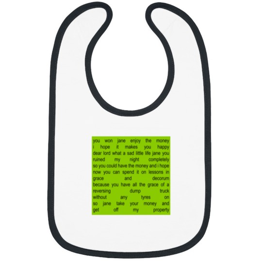 Discover What a sad little life Jane (brat) Active Bibs
