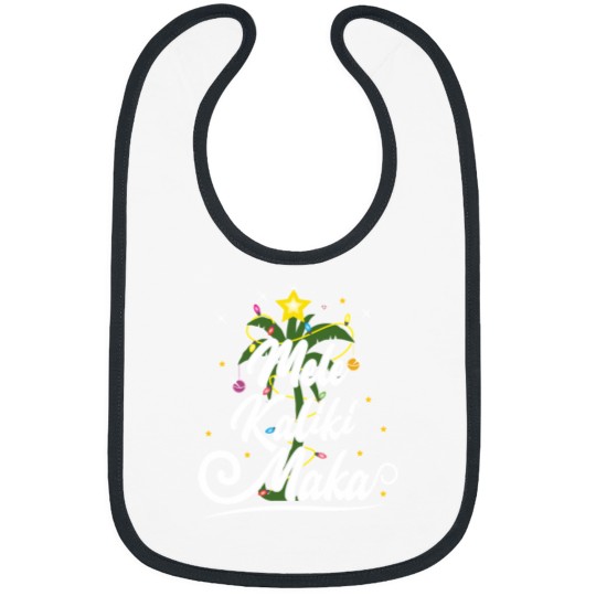 Discover Hawaiian Christmas Tree Mele Kalikimaka Christmas Palm Tree Lights Hawaii Beach Party Bibs