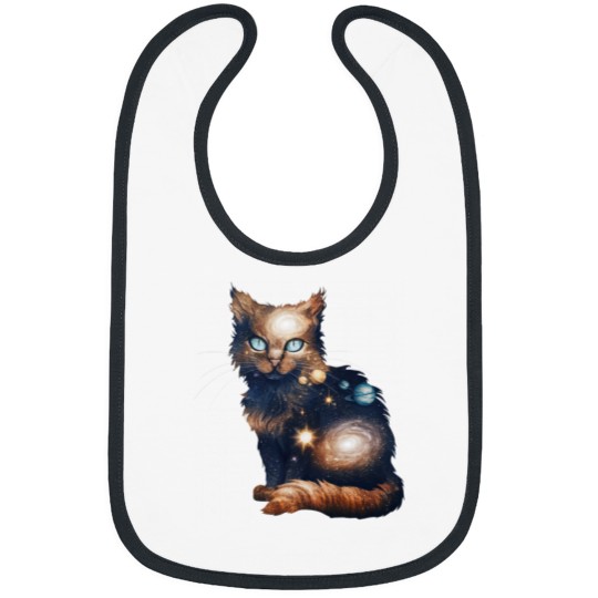 Discover Cosmic Cat Galaxy Universe Bibs