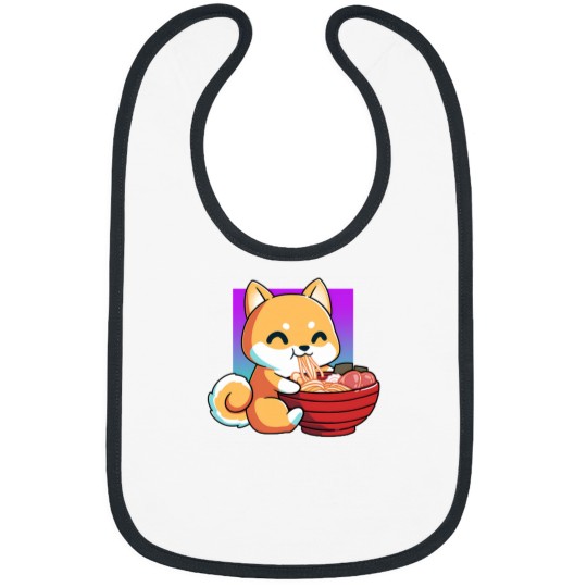 Discover Cute Fox The Great Ramen Off Kanagawa Bibs