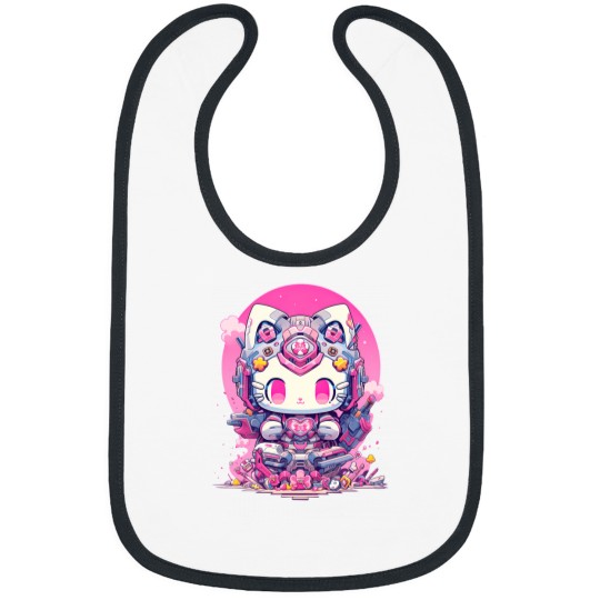 Discover Samurai Kitty - Super Flower Tank Bibs