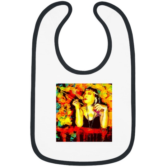 Discover Woman and wines Young witch quote Bibs