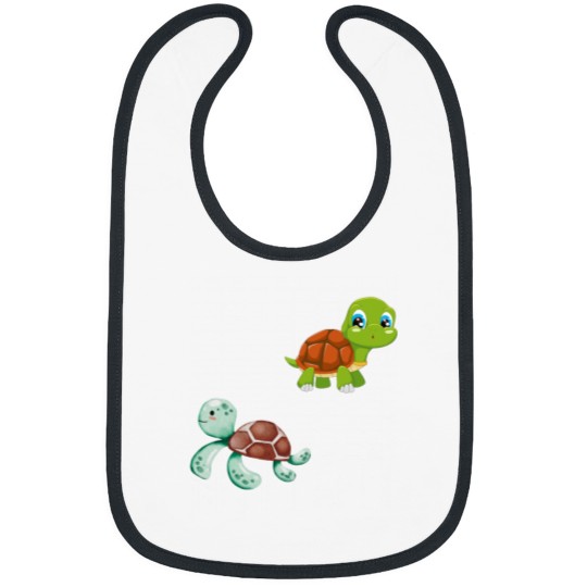 Discover Space Turtles Baby Bibs
