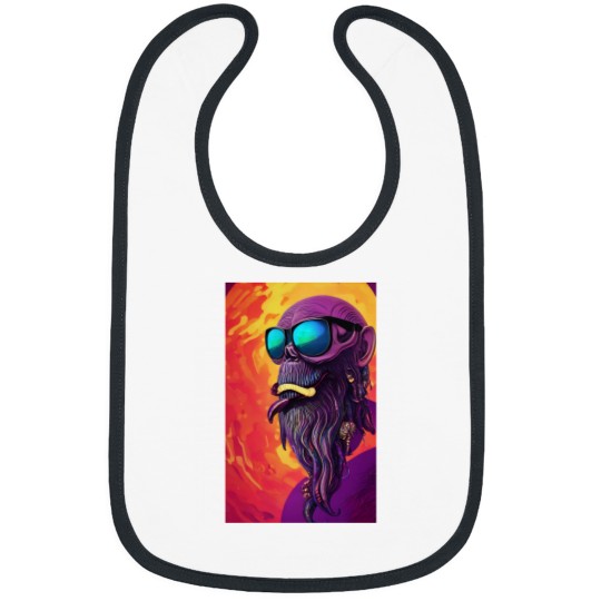 Discover crazys monkey psychedelics Bibs