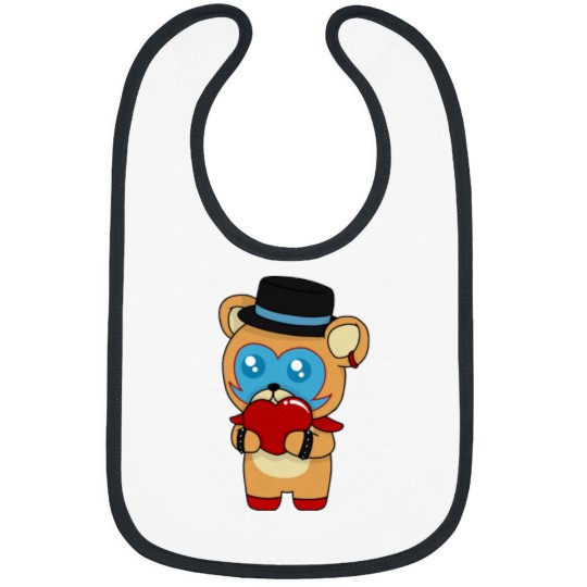 Discover fnaf security breach freddy valentine chibi T-Shirt Bibs