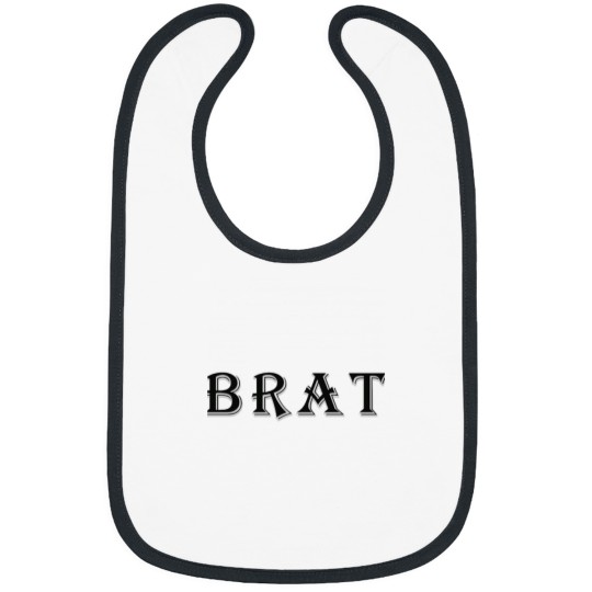 Discover Brat Logo Bibs
