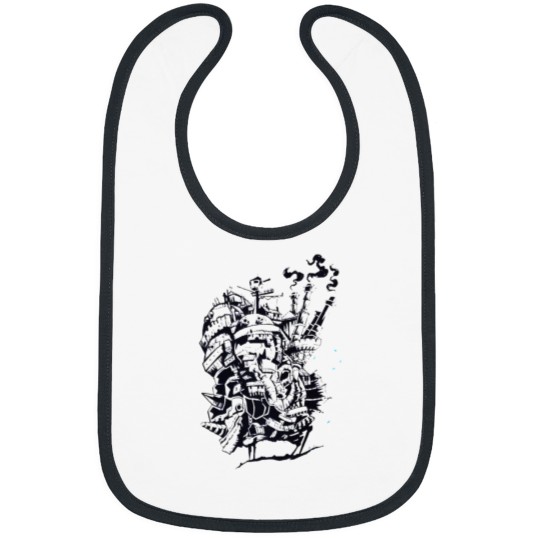 Discover Moving Castle    2 Bibs