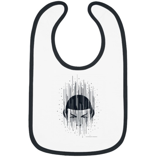 Discover Star Treks The Original Series Spock Transporter Line Art Portrait Bibs