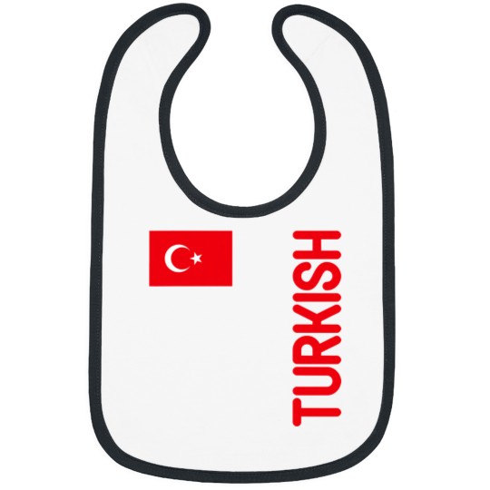 Discover Turkish Flag Turkey Roots Thanksgiving Bibs