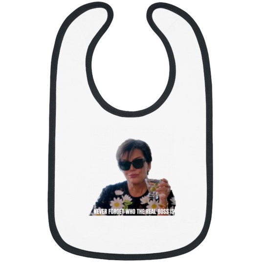 Discover Kris Jenner THE BOSS Greeting Card Bibs