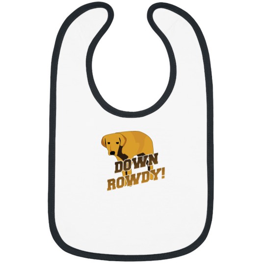 Discover Down Rowdy the Dog Bibs